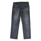 BJCO Mens Blue Regular Jeans Denim Medium W36 L30 Stylish Casual Wear