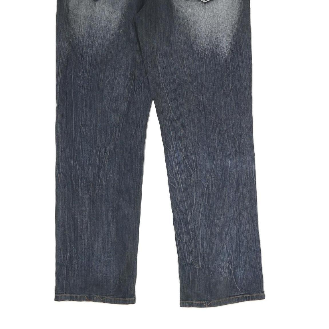 BJCO Mens Blue Regular Jeans Denim Medium W36 L30 Stylish Casual Wear