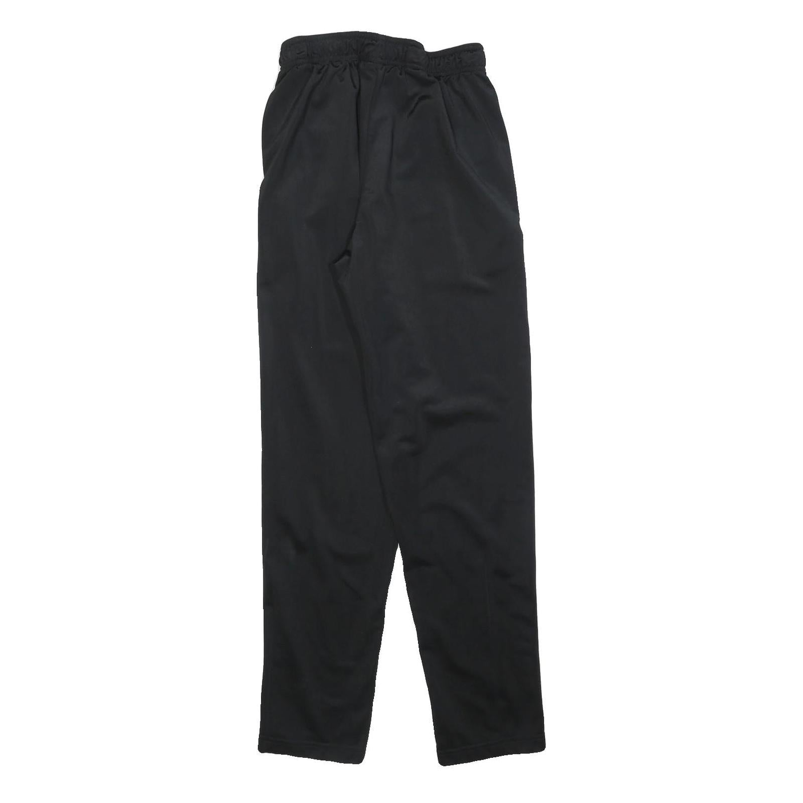 ADIDAS Mens Joggers Black S W26 L30 Regular Slim Comfort Polyester Sweatpants