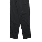 ADIDAS Mens Joggers Black S W26 L30 Regular Slim Comfort Polyester Sweatpants