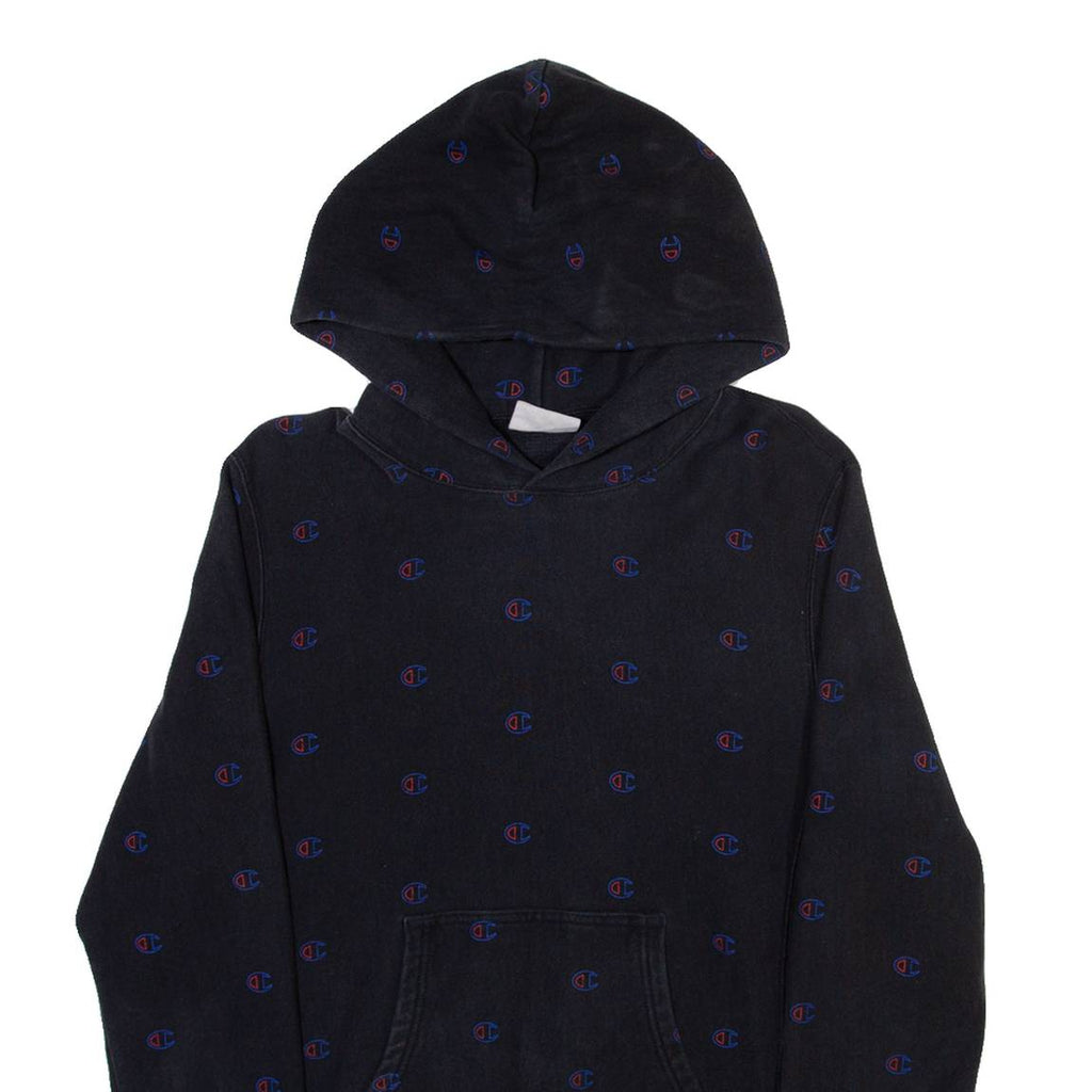 CHAMPION REVERSE WEAVE Mens Blue Hoodie L