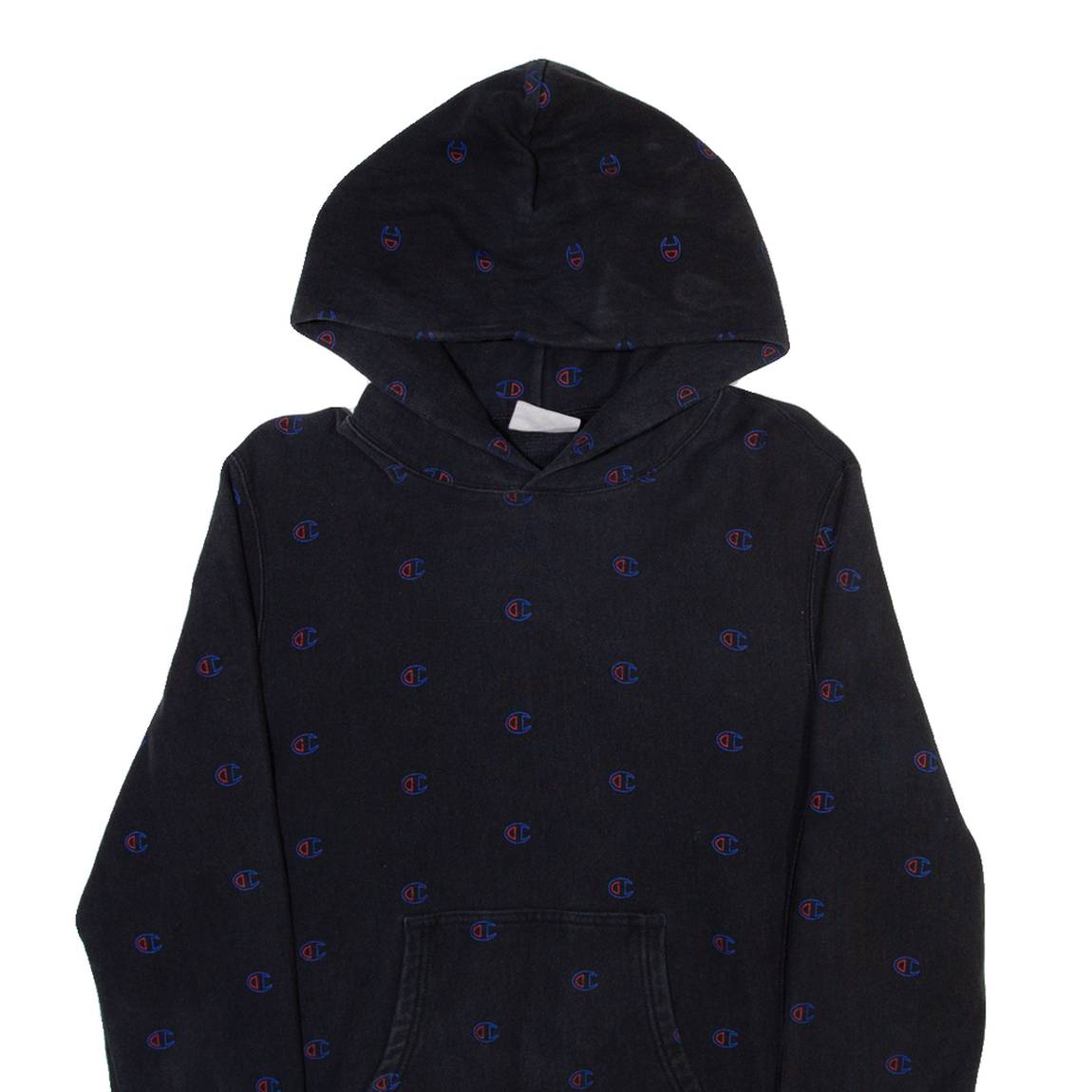 CHAMPION REVERSE WEAVE Mens Blue Hoodie L