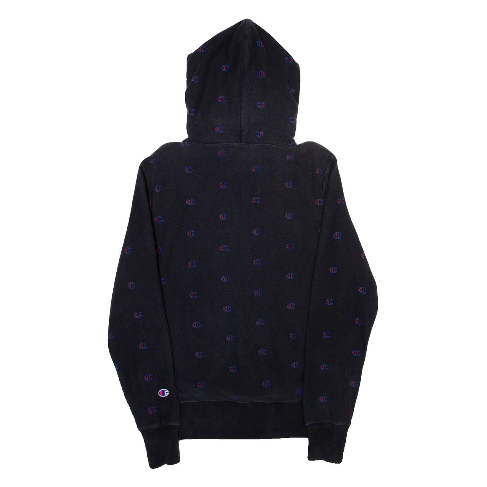 CHAMPION REVERSE WEAVE Mens Blue Hoodie L