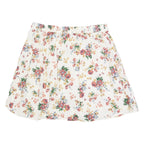 SUPERDRY Womens Straight Skirt Cream Short Floral XS