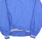 Womens Blue Button Polyester Casual Jacket XL Plain Comfortable Lightweight