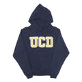 Mens Navy Blue UCD Cotton Blend Pullover Hoodie S Casual Sweatshirt