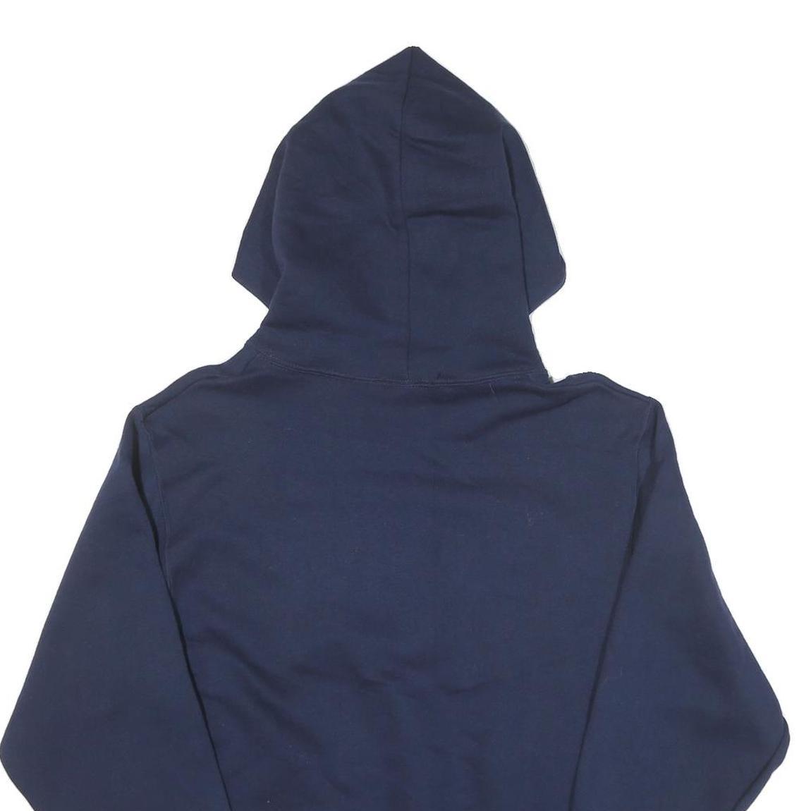 Mens Navy Blue UCD Cotton Blend Pullover Hoodie S Casual Sweatshirt
