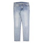 LEVI'S Mens Slim Blue Denim Light W34 L34 Jeans Zip Closure Comfort Style