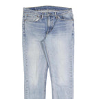 LEVI'S Mens Slim Blue Denim Light W34 L34 Jeans Zip Closure Comfort Style