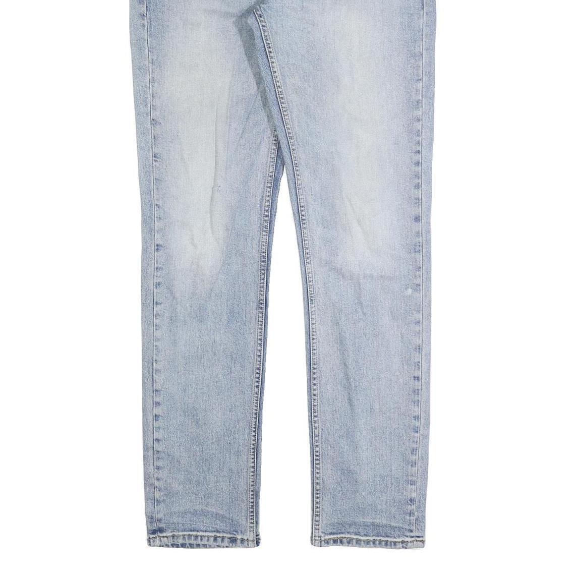 LEVI'S Mens Slim Blue Denim Light W34 L34 Jeans Zip Closure Comfort Style