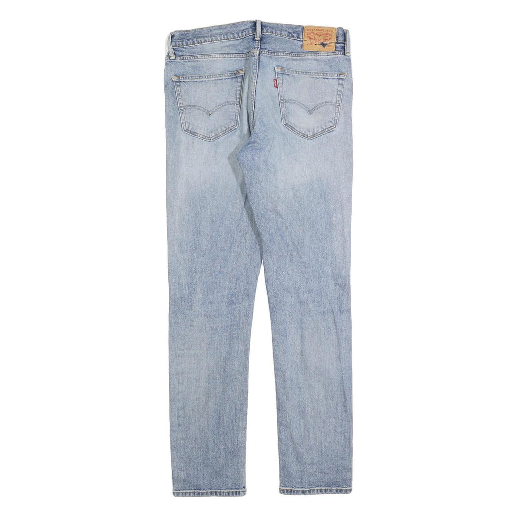 LEVI'S Mens Slim Blue Denim Light W34 L34 Jeans Zip Closure Comfort Style