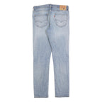 LEVI'S Mens Slim Blue Denim Light W34 L34 Jeans Zip Closure Comfort Style