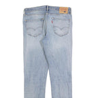 LEVI'S Mens Slim Blue Denim Light W34 L34 Jeans Zip Closure Comfort Style