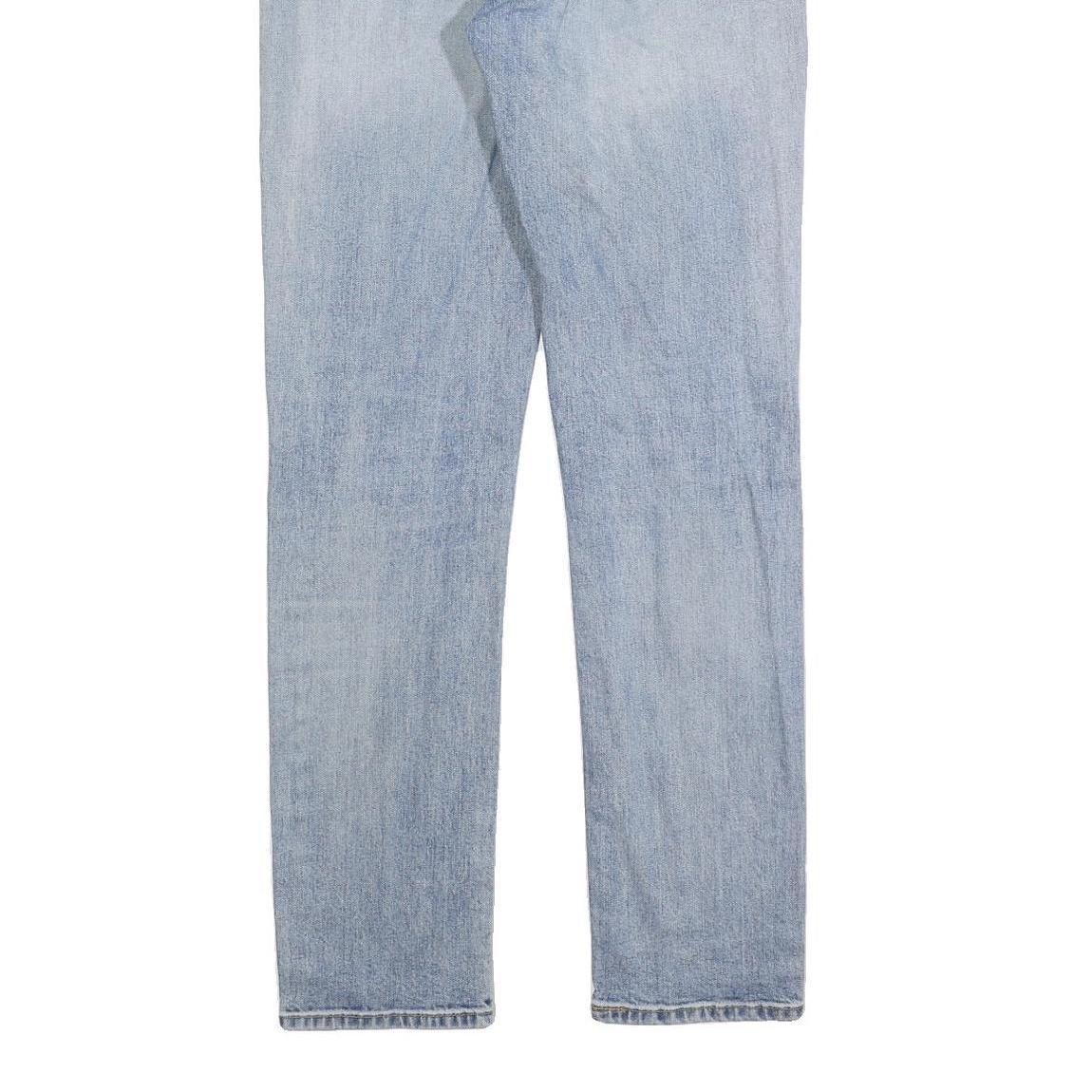 LEVI'S Mens Slim Blue Denim Light W34 L34 Jeans Zip Closure Comfort Style