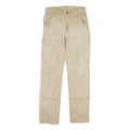 CARHARTT Mens Cotton Blend Beige Regular Fit Button Closure W32 L34 Trousers