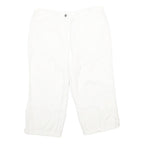 STYLE & CO Womens Shorts White Casual Cotton UK 10 W30 Summer Comfort