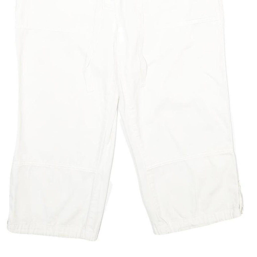STYLE & CO Womens Shorts White Casual Cotton UK 10 W30 Summer Comfort