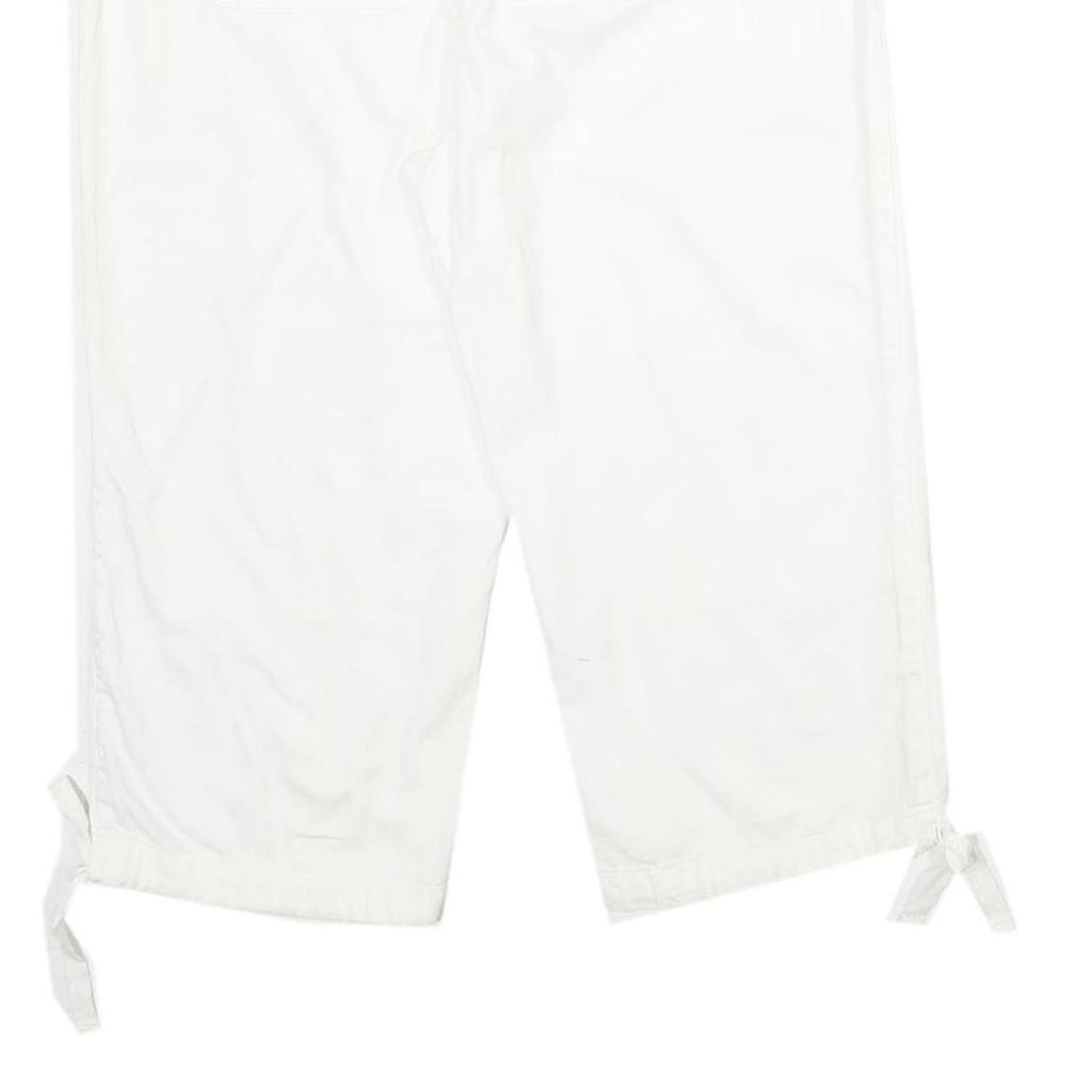 STYLE & CO Womens Shorts White Casual Cotton UK 10 W30 Summer Comfort