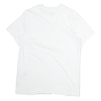 NIKE Mens White Colourful Logo Graphic T-Shirt L Short Sleeve Crew Neck