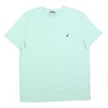 NAUTICA Mens Light Blue Classic T-Shirt L Short Sleeve Crew Neck Casual Summer