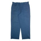 DICKIES Chino Mens Trousers Blue Regular Straight W38 L28