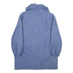 Womens Blue Plain Jacket UK 12 Zip Oversized Regular Fit Casual Lightweight