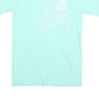 WELLA Womens Mint Green Graphic T-Shirt M Short Sleeve Crew Neck Cotton Blend