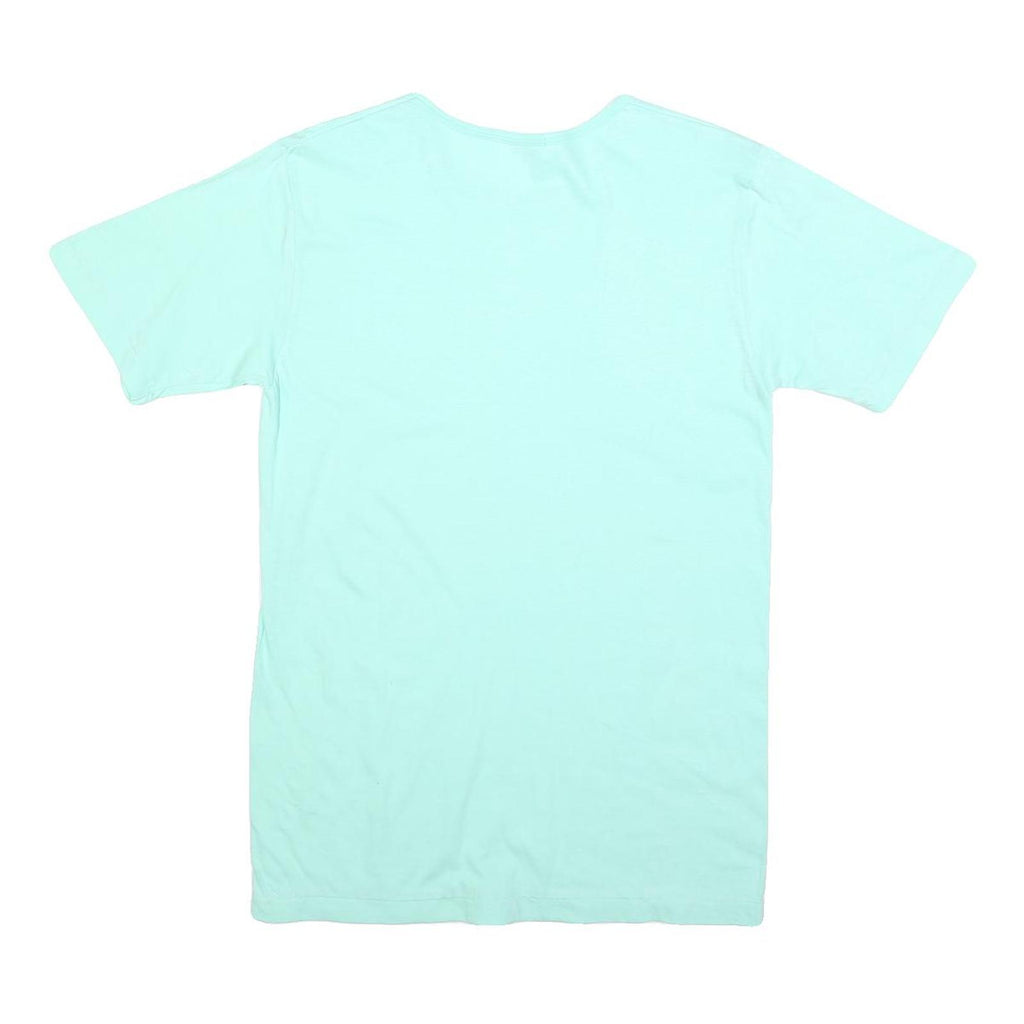 WELLA Womens Mint Green Graphic T-Shirt M Short Sleeve Crew Neck Cotton Blend