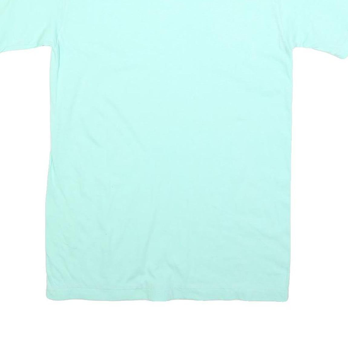 WELLA Womens Mint Green Graphic T-Shirt M Short Sleeve Crew Neck Cotton Blend