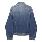 LEVI'S Mens Blue Denim Jacket M Cotton Button Plain Classic Casual Outerwear