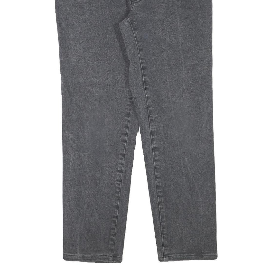 GIAN MARCO VENTURI Womens Jeans Grey Slim Slim W26 L26 Cotton Blend Zip