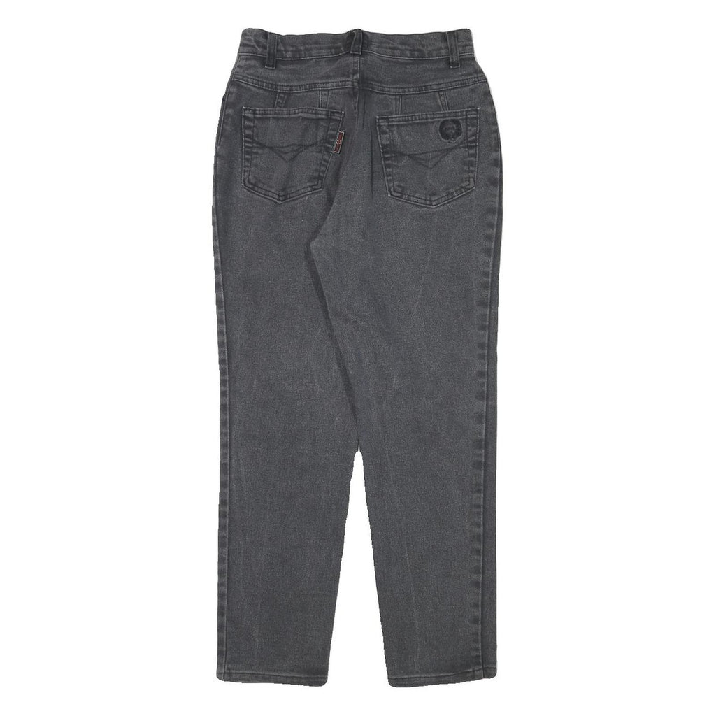 GIAN MARCO VENTURI Womens Jeans Grey Slim Slim W26 L26 Cotton Blend Zip