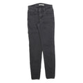 LEVI'S 710 Womens Jeans Black Slim Skinny Denim W24 L30 Stretch Cotton Blend