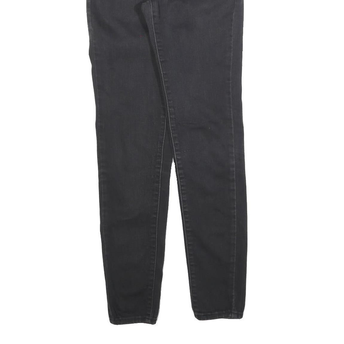 LEVI'S 710 Womens Jeans Black Slim Skinny Denim W24 L30 Stretch Cotton Blend