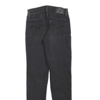 LEVI'S 710 Womens Jeans Black Slim Skinny Denim W24 L30 Stretch Cotton Blend