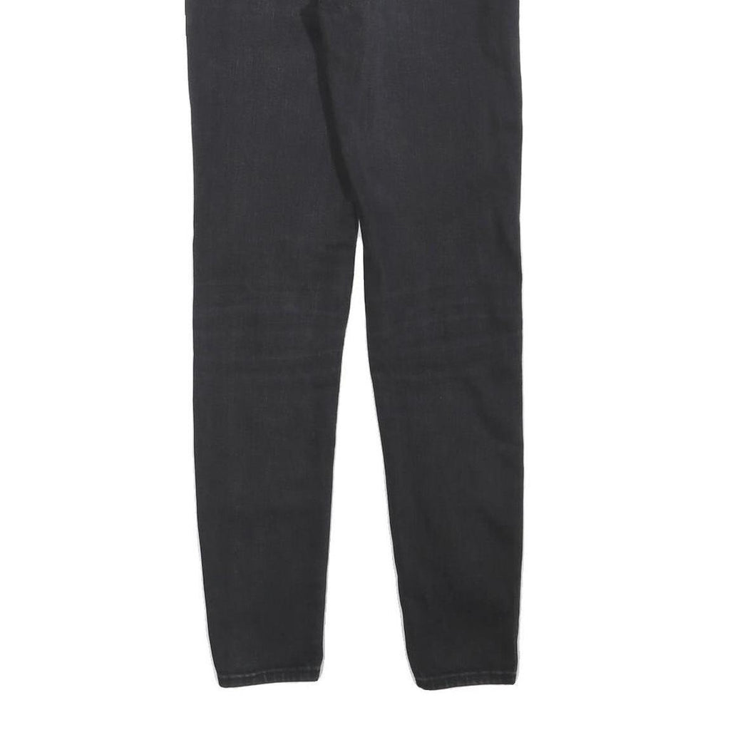 LEVI'S 710 Womens Jeans Black Slim Skinny Denim W24 L30 Stretch Cotton Blend