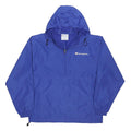 CHAMPION Mens Blue Zip Jacket M Polyester Blend Hooded Casual Sportswear