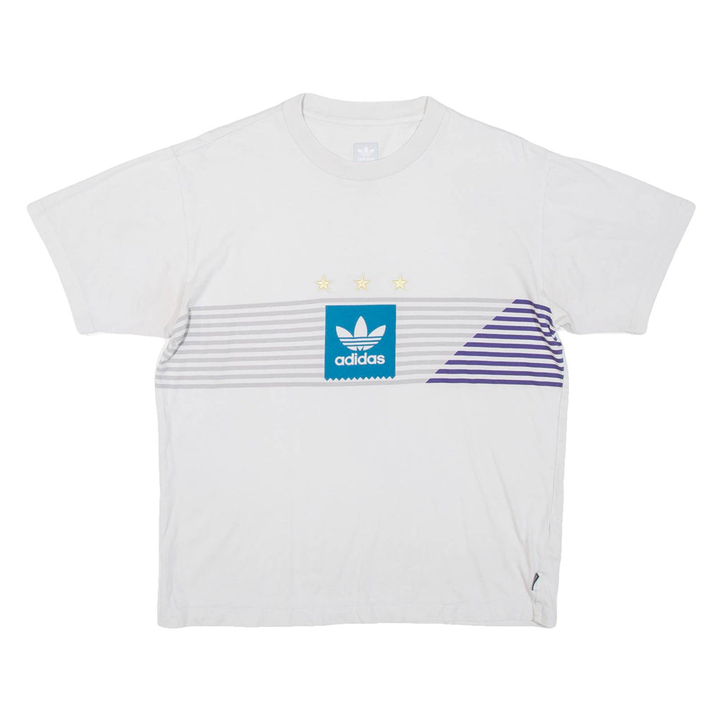ADIDAS ORIGINALS Mens T-Shirt Grey Crew Neck M