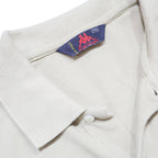 KAPPA Mens Beige Long Sleeve Plain 2XL Cotton Polo Shirt Classic Fit