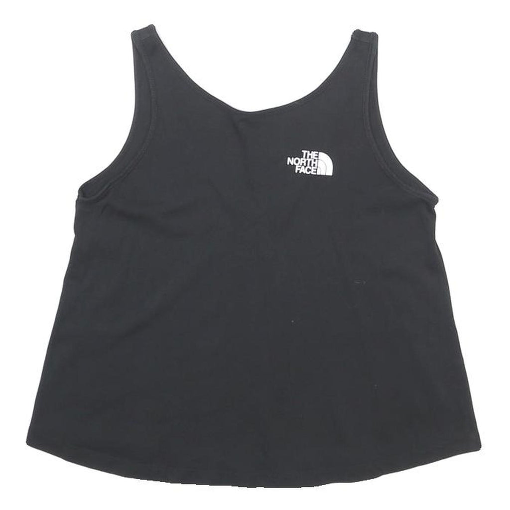 THE NORTH FACE Womens Black Vest S Sleeveless Crew Neck Cotton Blend Summer Top