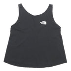 THE NORTH FACE Womens Black Vest S Sleeveless Crew Neck Cotton Blend Summer Top