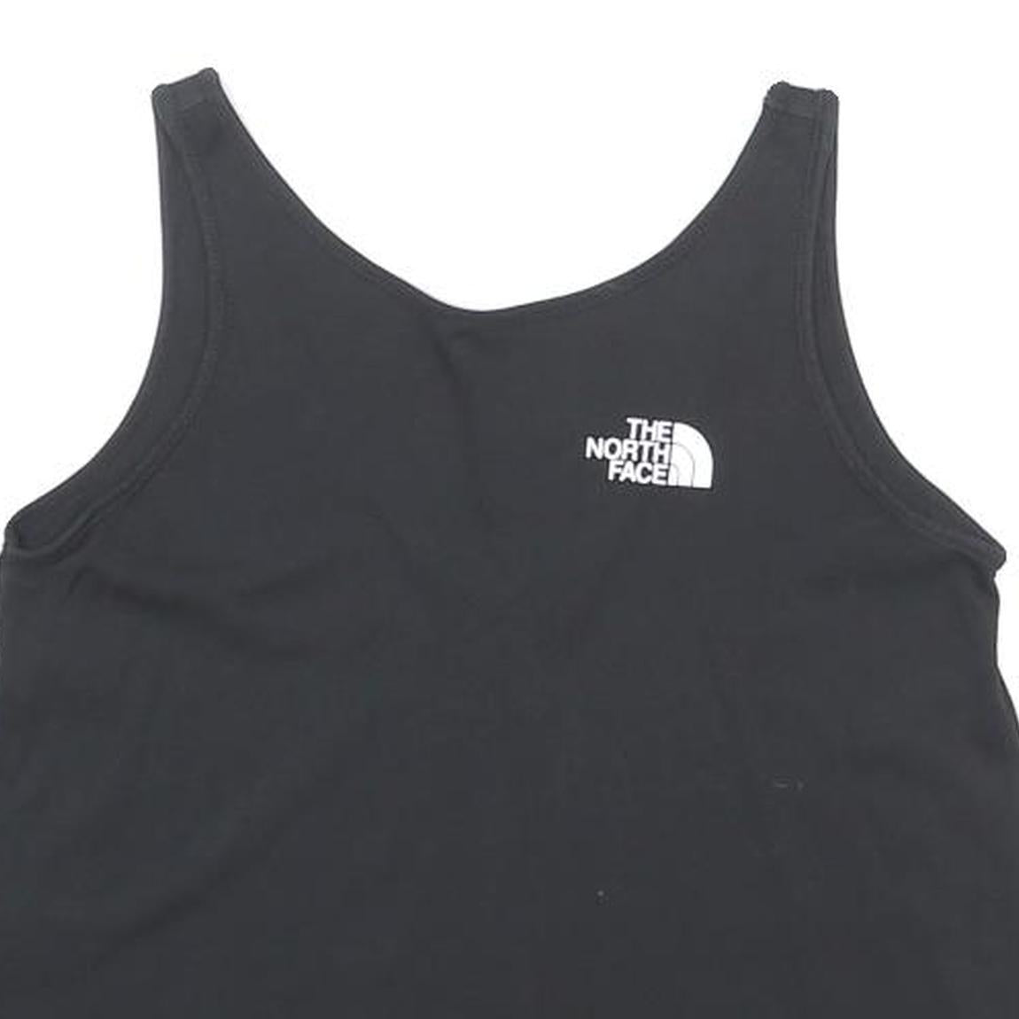 THE NORTH FACE Womens Black Vest S Sleeveless Crew Neck Cotton Blend Summer Top