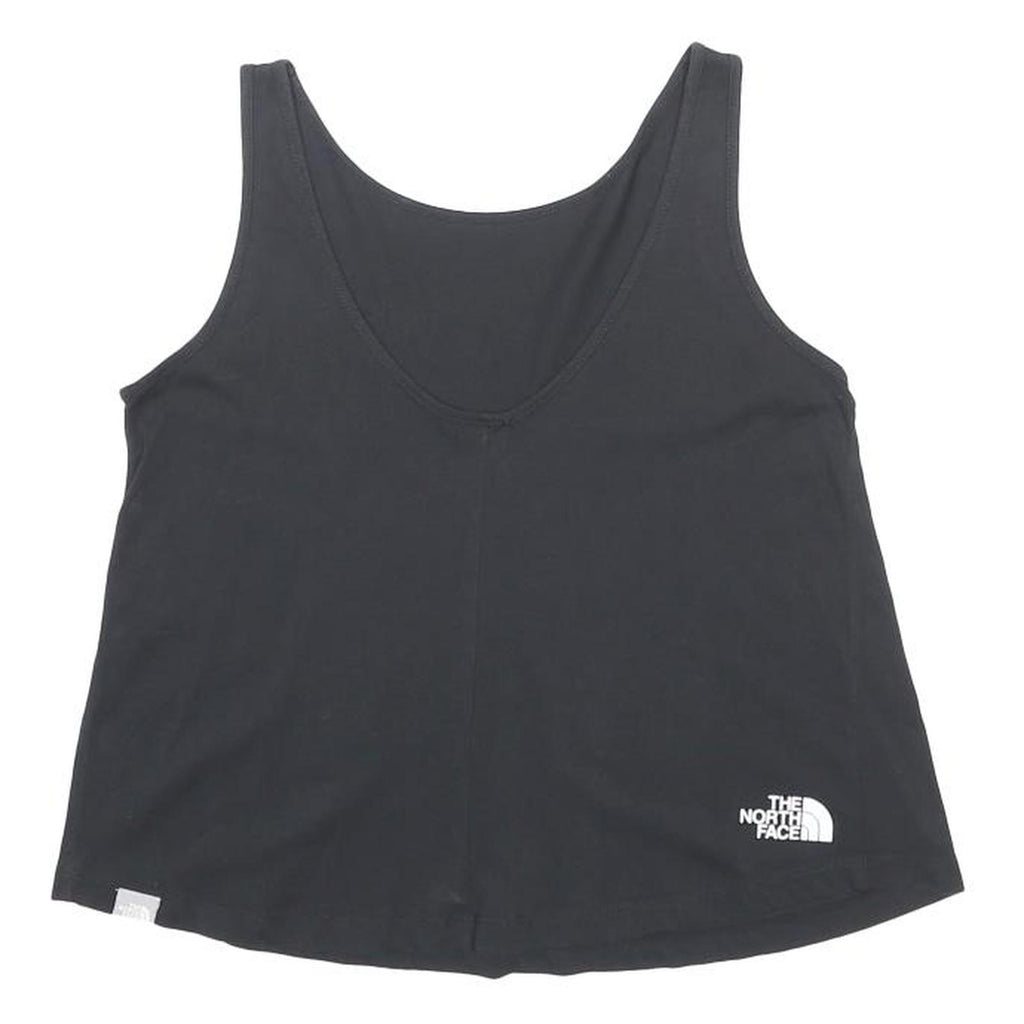 THE NORTH FACE Womens Black Vest S Sleeveless Crew Neck Cotton Blend Summer Top