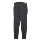 LEVI'S 710 Womens Slim Skinny Denim Black W27 L28 Cotton Blend Jeans Zip
