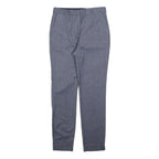 ZARA Womens Polyester Blend Grey Slim Straight Trousers W26 L26 Smart Casual