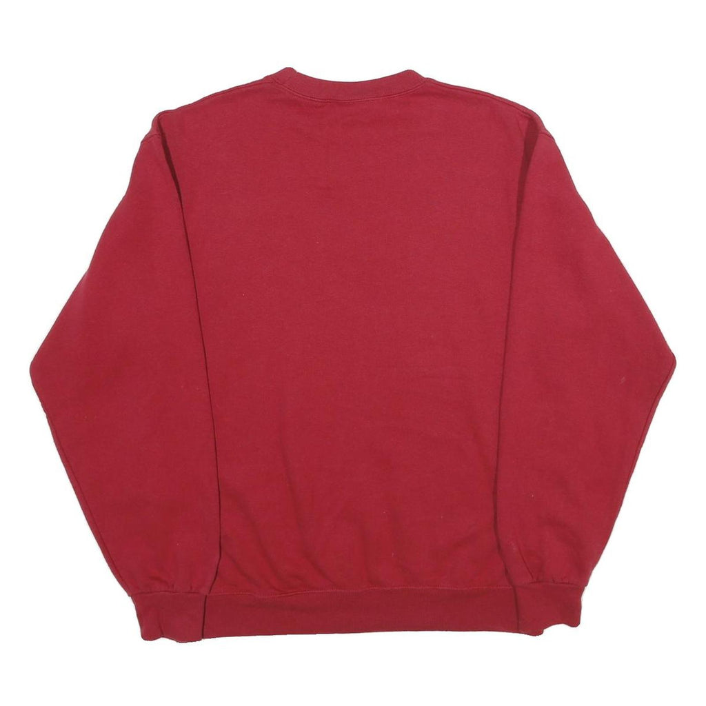CHAMPION Mens Red University Of Denver Crew Neck M Cotton Blend Comfortable