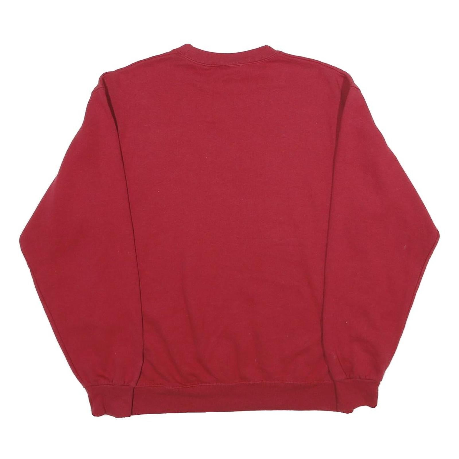 CHAMPION Mens Red University Of Denver Crew Neck M Cotton Blend Comfortable