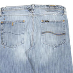 LEE Mens Denim Blue Casual Shorts Size L W36 Lightweight Cotton Blend