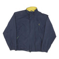 CHAPS Womens Navy Blue Jacket M Polyester Blend Plain Zip Casual Lightweight