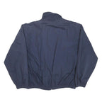 CHAPS Womens Navy Blue Jacket M Polyester Blend Plain Zip Casual Lightweight